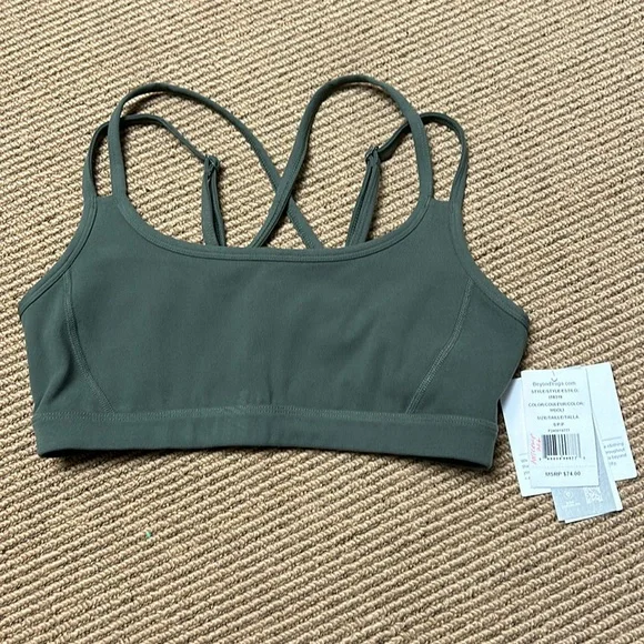 Beyond yoga boot camp bra modern olive - Picture 1 of 4